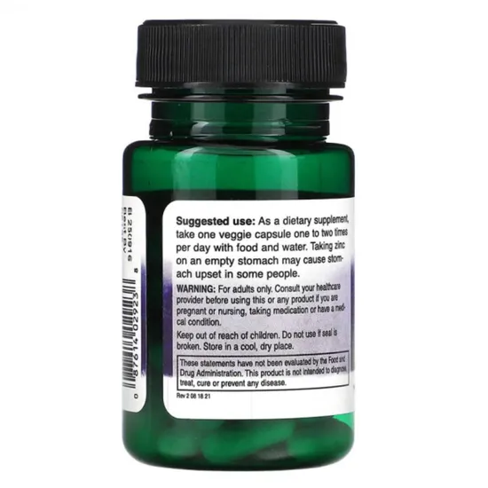 Swanson Zinc Orotate Capsules 60 Capsules