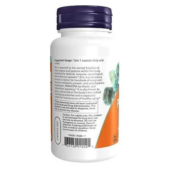 NOW Foods Zinc Picolinate Capsules 50mg - 60 Capsules