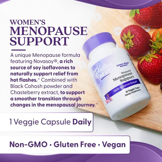Doctor's Best Women's Menopause Support Capsules 30 Capsules