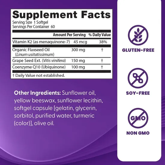 Doctor's Best Women's Heart Complex 60 Softgels