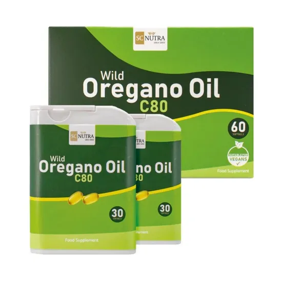 SC Nutra Wild Oregano Oil C80 Softgels 60