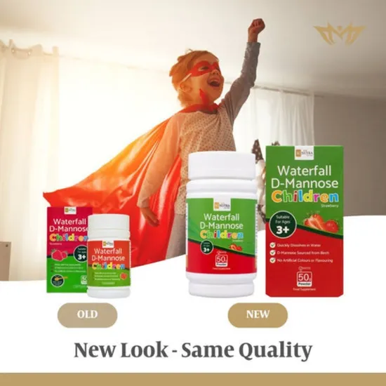 SC Nutra Waterfall D-Mannose Children Strawberry Powder 50g