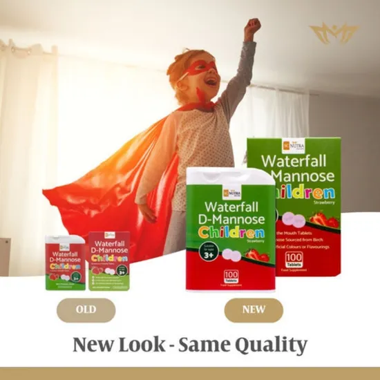 SC Nutra Waterfall D-Mannose Children Strawberry Chewables 100