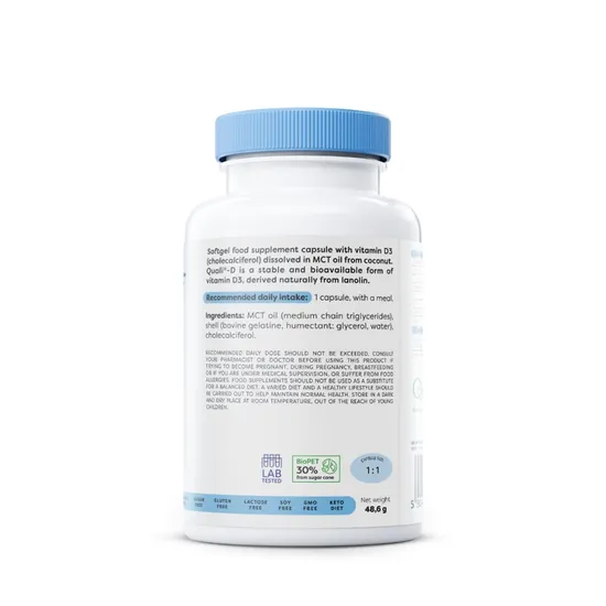 Osavi Vitamin D3 4000iu Softgels 120