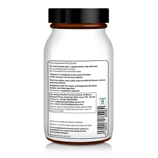 Natural Health Practice Vitamin C Capsules 60 Capsules
