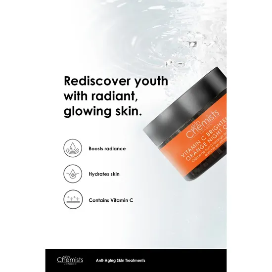 skinChemists Vitamin C Brightening Orange Night Cream 50ml