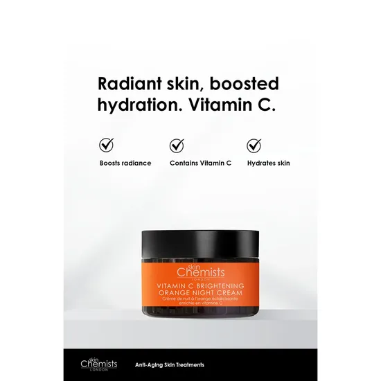 skinChemists Vitamin C Brightening Orange Night Cream 50ml