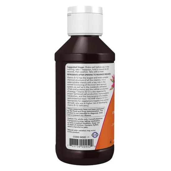 NOW Foods Vitamin B-12 Ultra Liquid 118ml