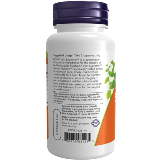 NOW Foods Vein Supreme Capsules 90 Capsules