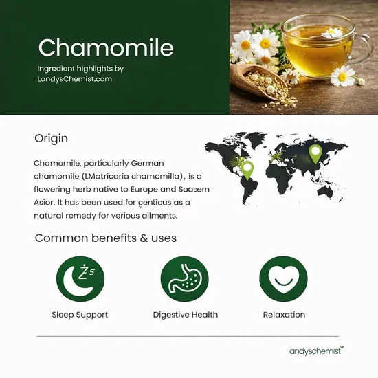 Swanson Valerian Chamomile & Hops Capsules 60 Capsules