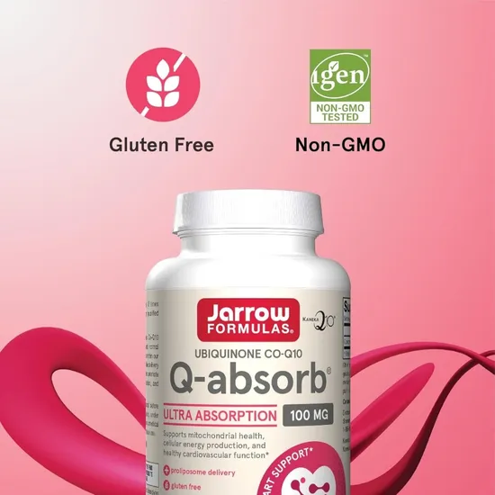 Jarrow Formulas Ubiquinol QHabsorb 100mg 120 Softgels