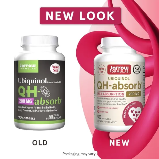 Jarrow Formulas Ubiquinol QH-absorb 200mg 30 Soft Gels