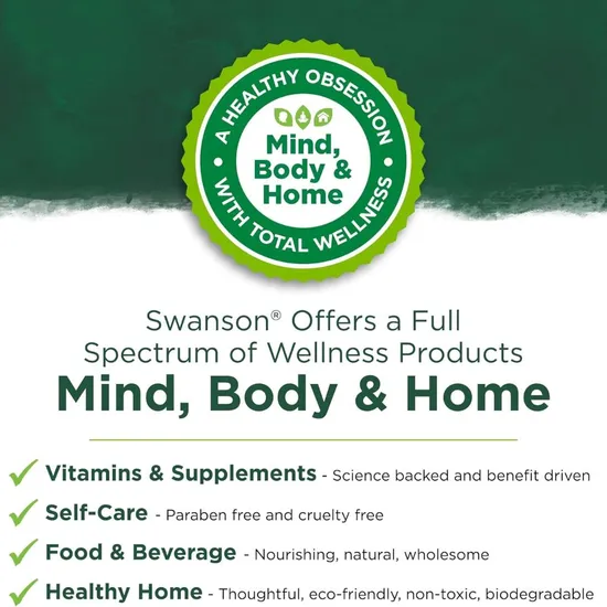 Swanson Triple Mushroom Complex Capsules 60 Capsules