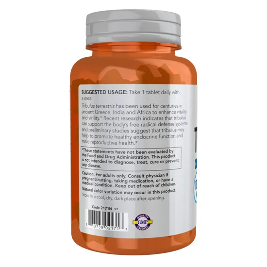 NOW Foods Tribulus 1000mg Tablets 90 Tablets