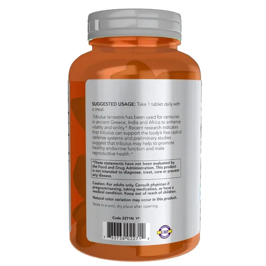 NOW Foods Tribulus 1000mg Tablets 90 Tablets