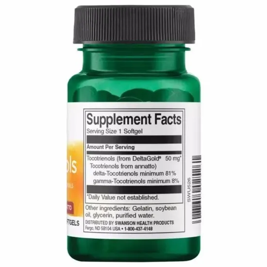 Swanson Tocotrienols 50mg 60 Softgels