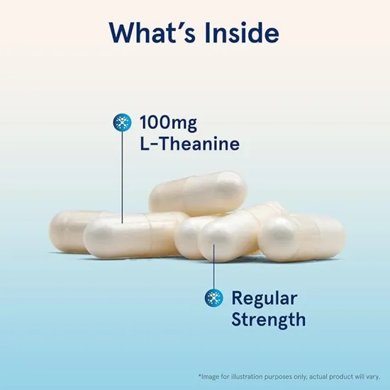 Jarrow Formulas Theanine 100mg 60 Veggie Capsules