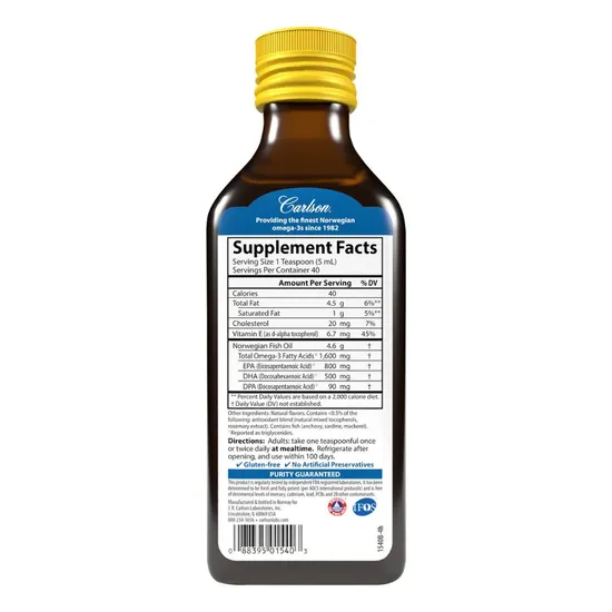 Carlson Labs The Very Finest Fish Oil Mixed Berry Liquid 500ml