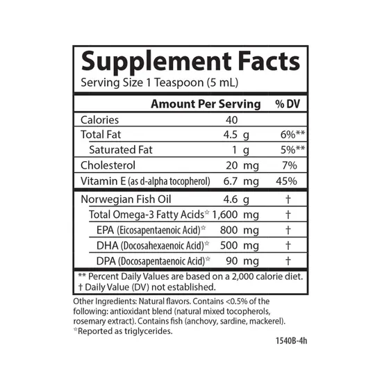 Carlson Labs The Very Finest Fish Oil Mixed Berry Liquid 500ml