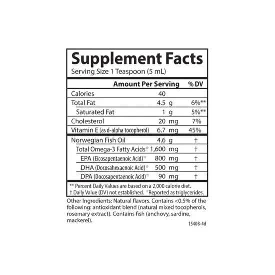 Carlson Labs The Very Finest Fish Oil Natural Orange 200ml