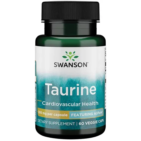 Swanson Taurine 500mg 60 Capsules