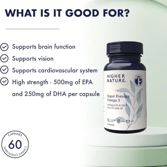 Higher Nature Super Potency Omega Capsules 3 Capsules