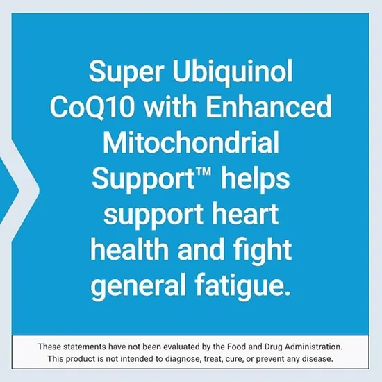 Life Extension Super Ubiquinol CoQ10 With Enhanced Mitochondrial Support 100mg - 30 Softgels