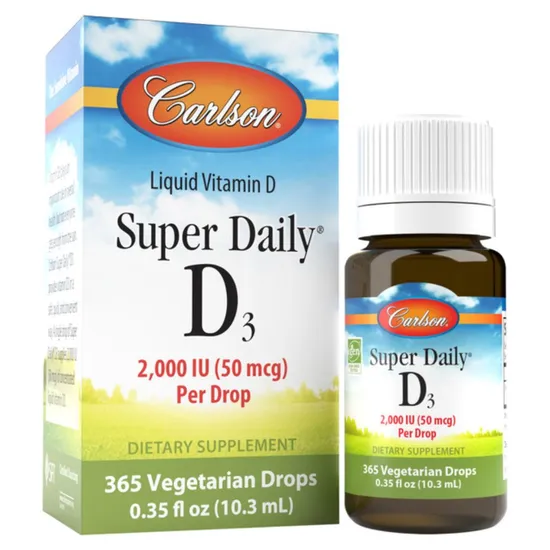 Carlson Labs Super Daily D3 2000iu 10ml