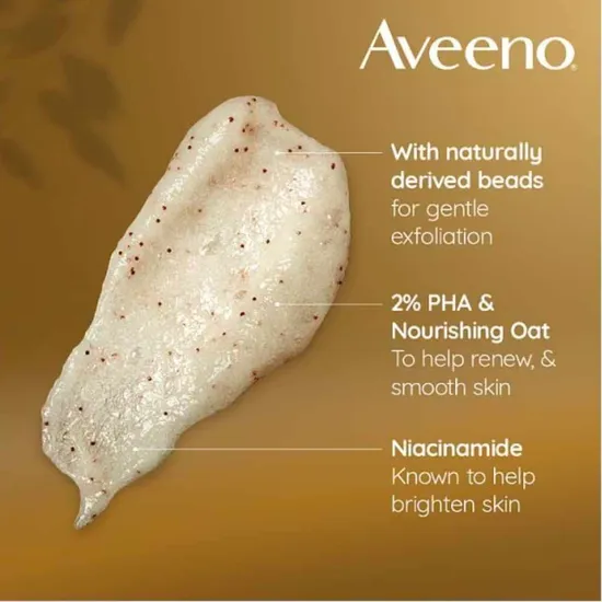 Aveeno Skin Renewal Gentle Body Scrub 200ml