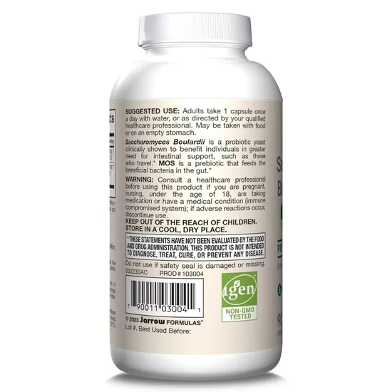 Jarrow Formulas Saccharomyces Boulardii + MOS 90 Veg Caps