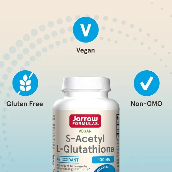 Jarrow Formulas S-Acetyl L-Glutathione 100mg - 60 Tablets