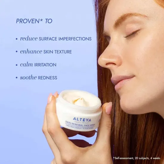 Alteya Organics Rose Hydrobiome Skin Renewal Face Mask 50ml