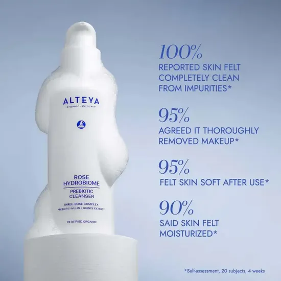 Alteya Organics Rose Hydrobiome Prebiotic Cleanser 120ml