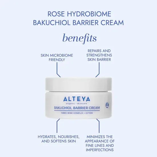 Alteya Organics Rose Hydrobiome Bakuchiol Barrier Cream 50ml