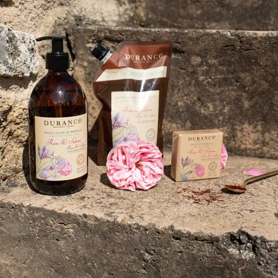 Durance Rose & Saffron Marseille Soap 100g