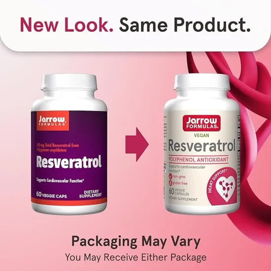 Jarrow Formulas Resveratrol 100mg - 60 Veggie Capsules
