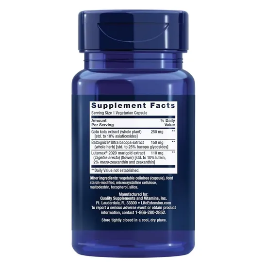 Life Extension Quick Brain Nootropic 30 Capsules