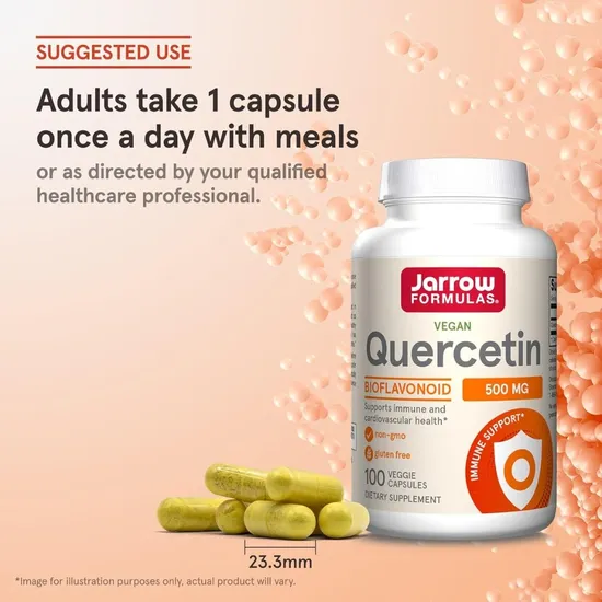 Jarrow Formulas Quercetin 500 mg | 100 Veg Caps