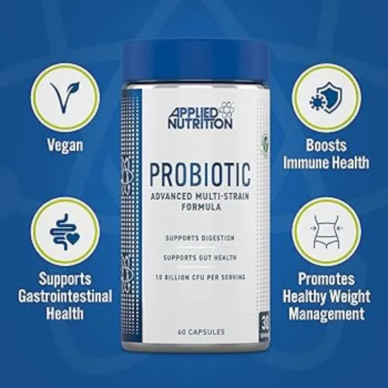 Applied Nutrition Probiotic Capsules 60 Capsules
