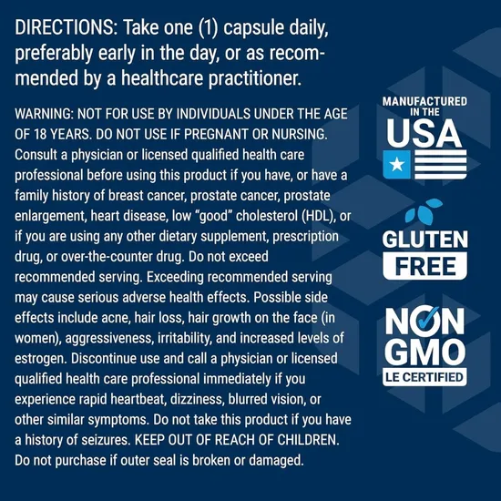 Life Extension Pregnenolone 100mg 100 Capsules