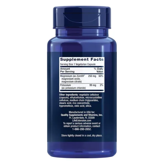 Life Extension Potassium With Extend-Release Magnesium 60 Veg Caps