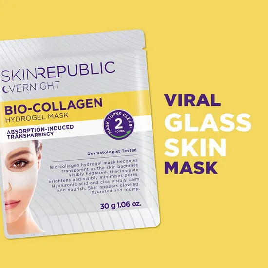 Skin Republic Overnight Bio-Collagen Hydrogel Face Mask 30g