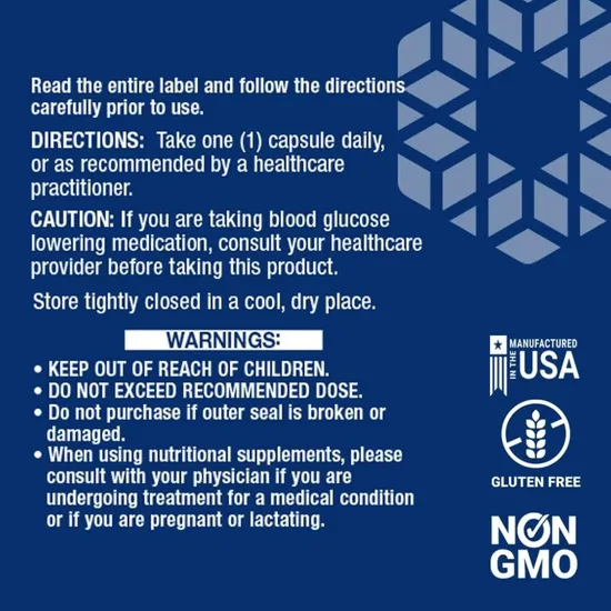 Life Extension Optimised Chromium With Crominex 3+ 500mcg Vegicaps 60