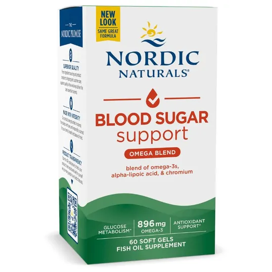 Nordic Naturals Omega Blood Sugar 896mg 60 Softgels
