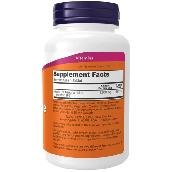 NOW Foods Niacinamide 1000mg 90 Tablets