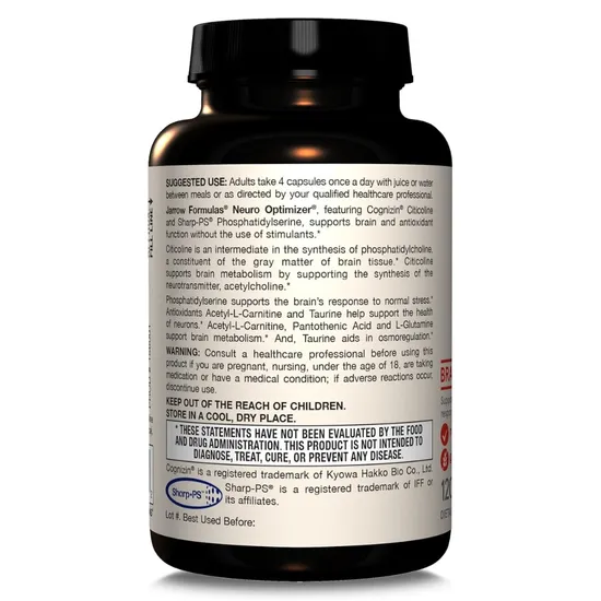 Jarrow Formulas Neuro Optimiser 120 Capsules