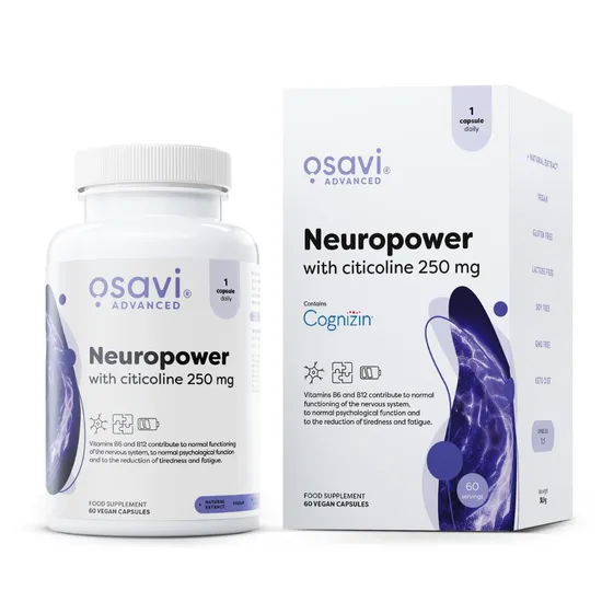 Osavi Neuropower With Citicoline 250mg Capsules 60 Capsules