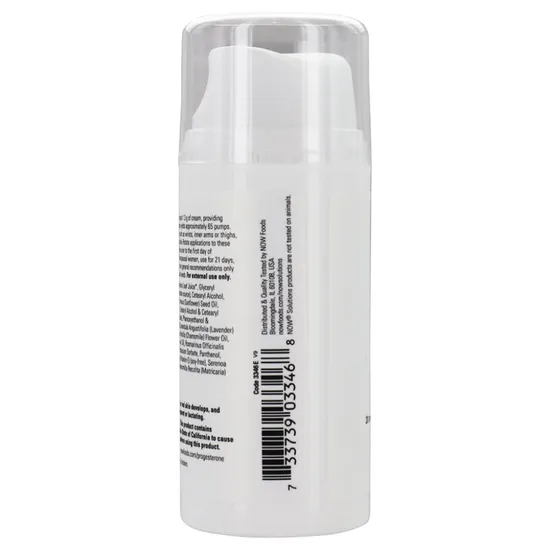 NOW Foods Natural Progesterone Balancing Skin Cream With Lavender 85g