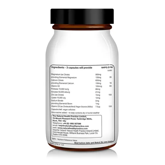Natural Health Practice NHP Osteo Support Capsules 90 Capsules