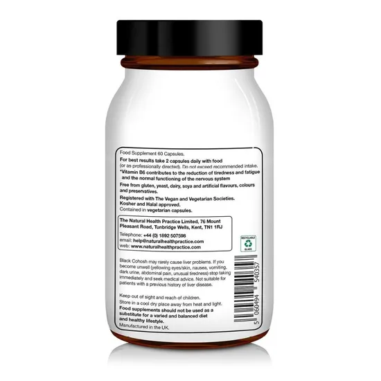 Natural Health Practice NHP Black Cohosh Nutrition Support Capsules 60 Capsules